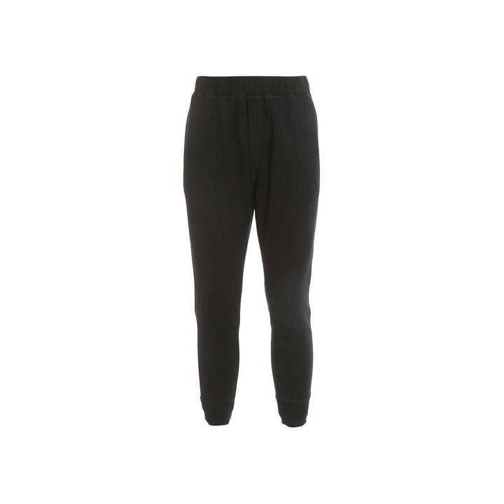 Dsquared² Black Cotton Joggers (Workout Pants)