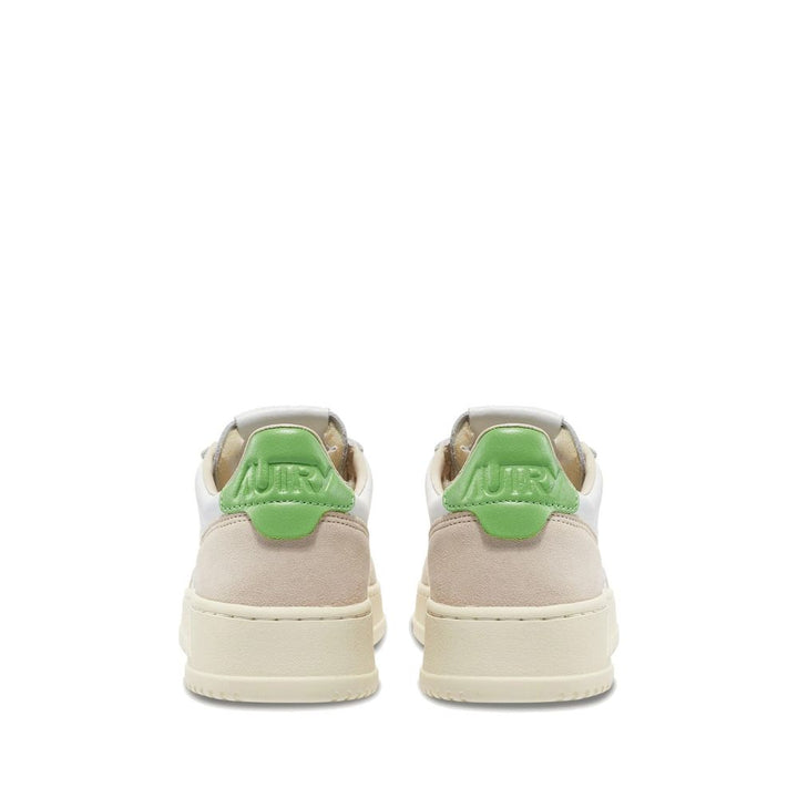 Autry White Leather Low Top Sneakers