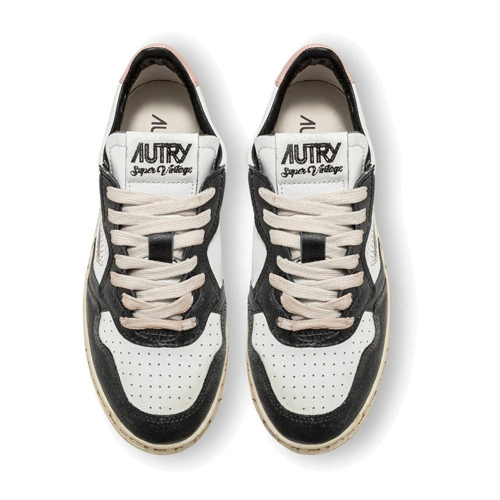 Autry White Leather Low Top Sneakers