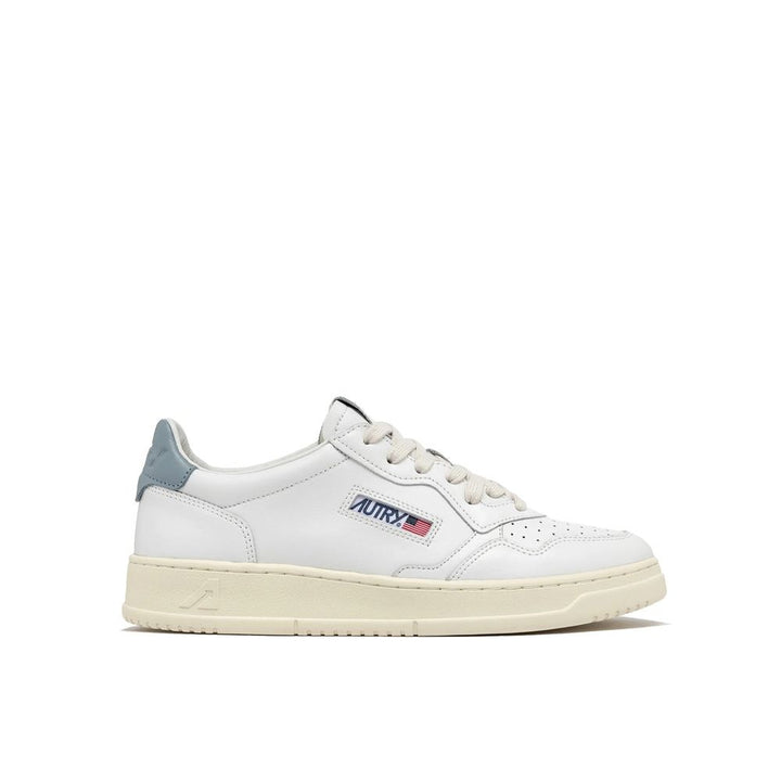 Autry White Leather Low Top Sneakers