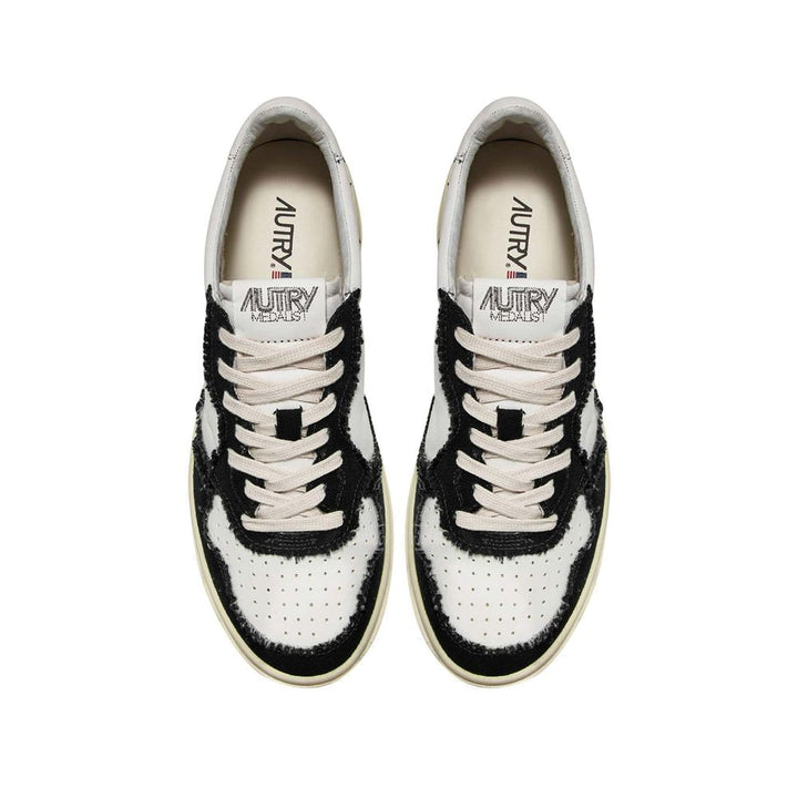 Autry White Leather Low Top Sneakers