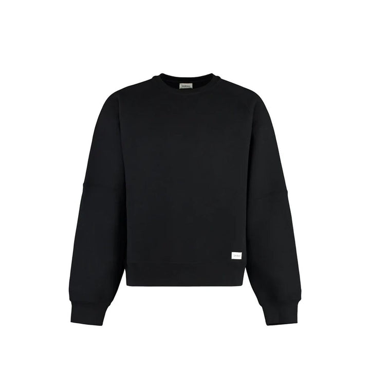 Saint Laurent Black Cotton Sweatshirt