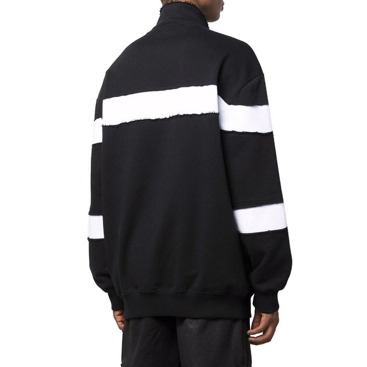 Balmain Black Cotton Sweatshirt
