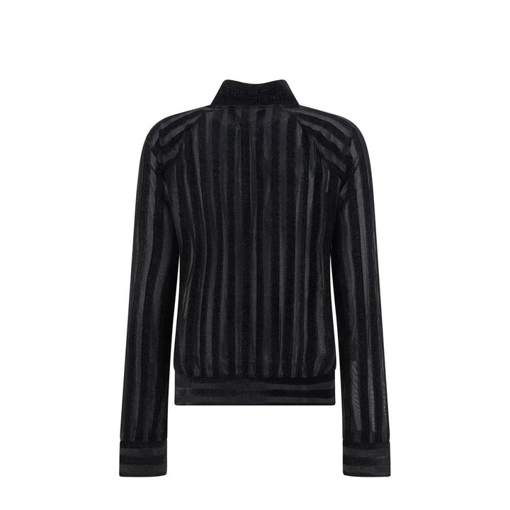 Balmain Black Elastane Sweatshirt
