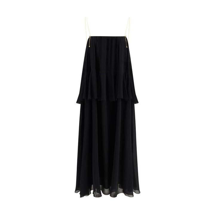 Chloé Black Silk Casual Dress
