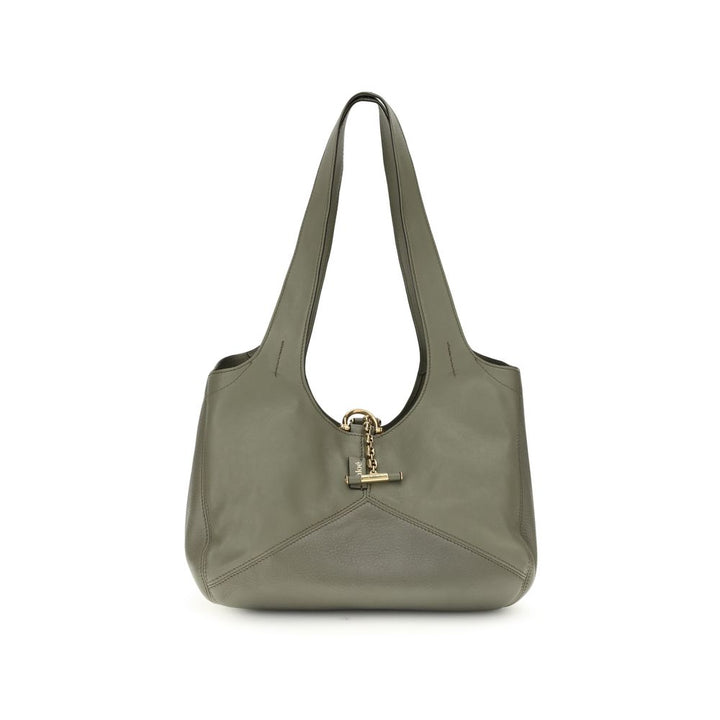 Chloé Bicolor Calf Leather Bos Taurus Shoulder Bag