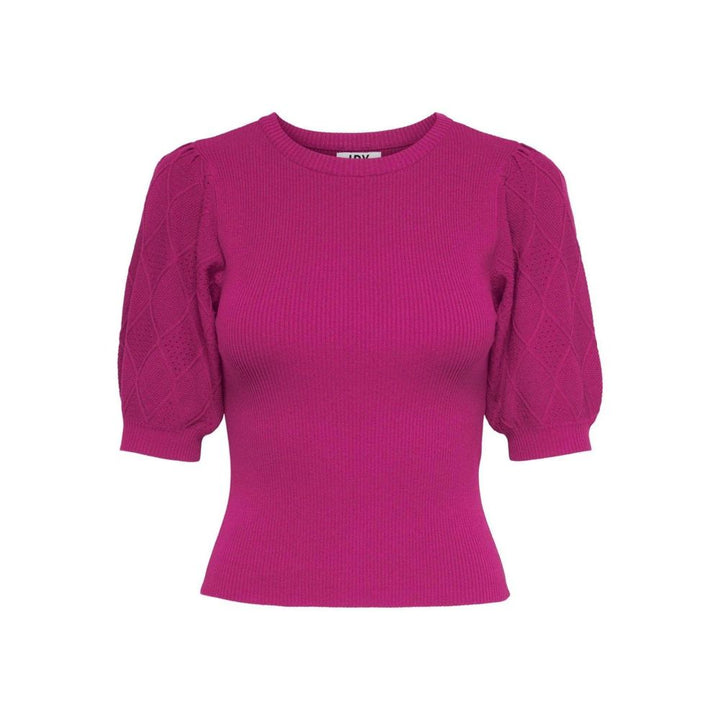 Jacqueline De Yong Fuchsia Viscose Sweatshirt