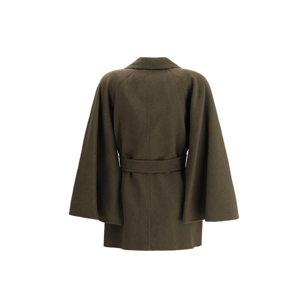 Max Mara Bicolor Camel Hair  Coat