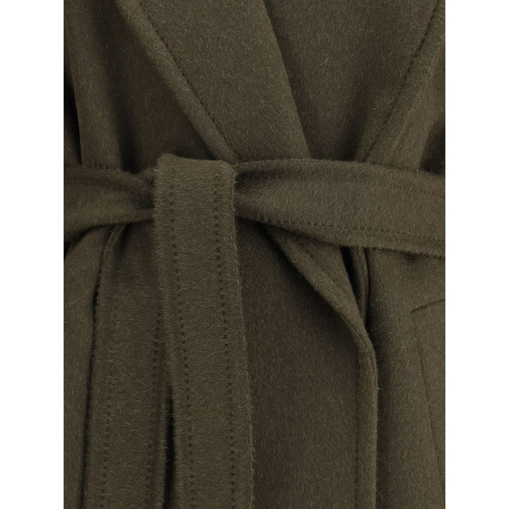 Max Mara Bicolor Camel Hair  Coat