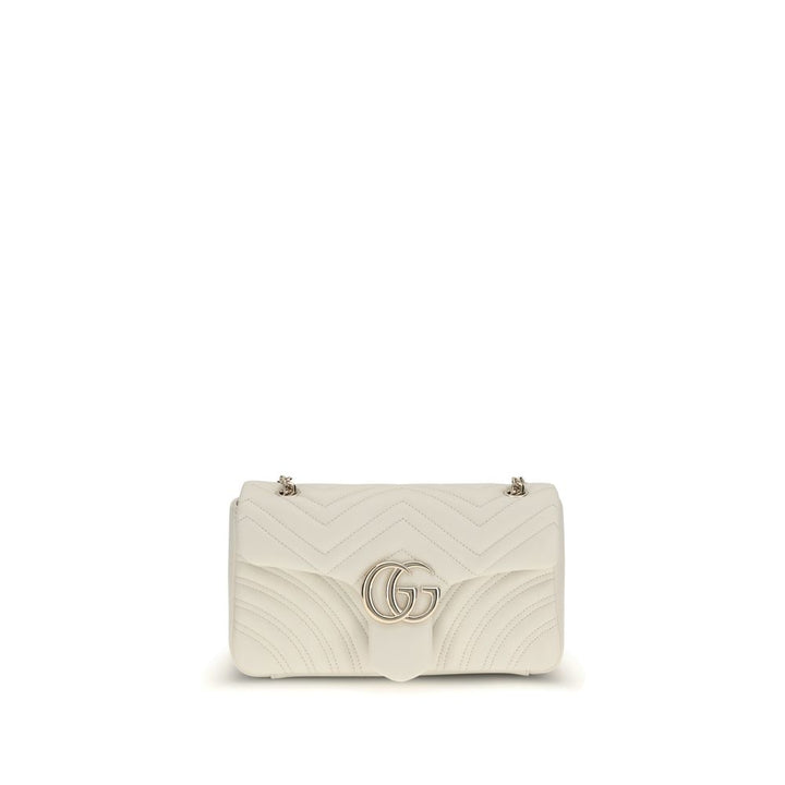 Gucci White Calf Leather Bos Taurus Handbag
