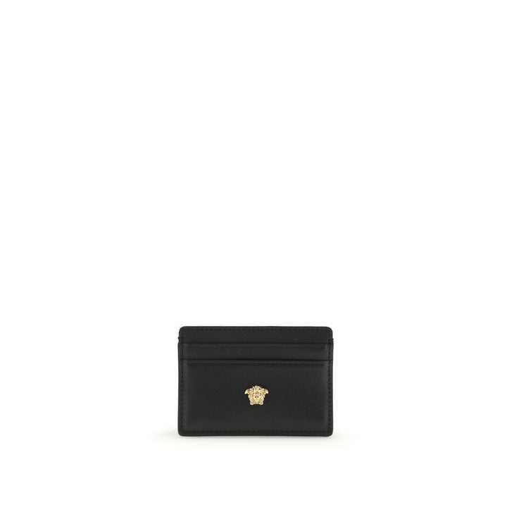 Versace Black Calf Leather Bos Taurus Wallet
