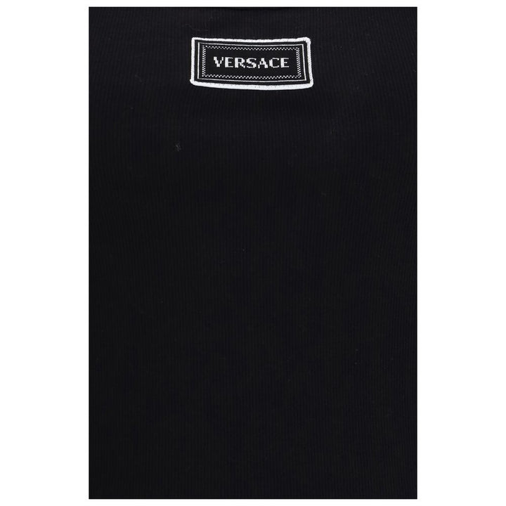 Versace Black Cotton Top