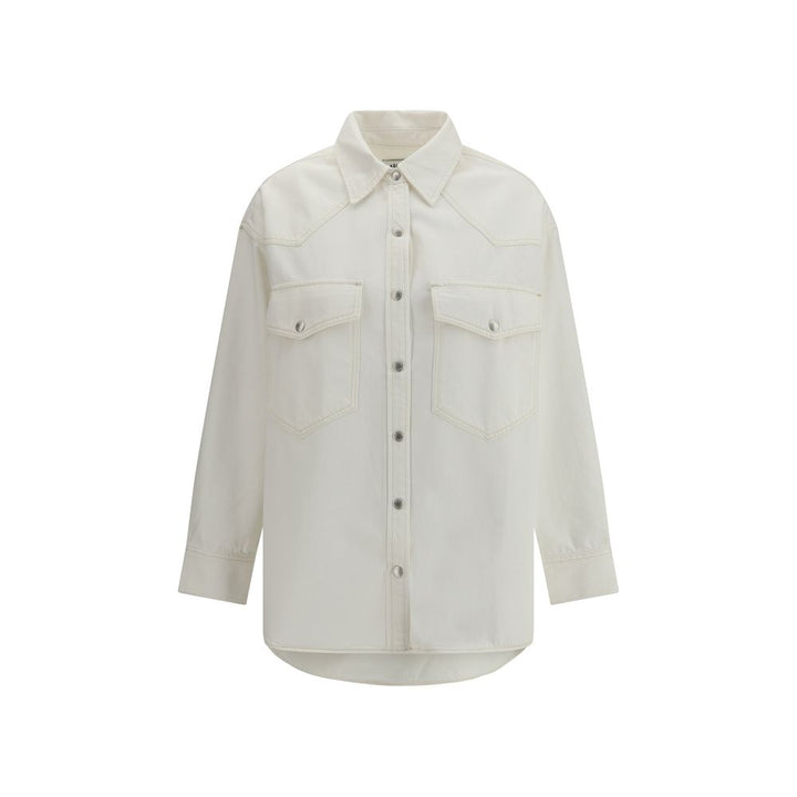 Agolde White Denim Shirt