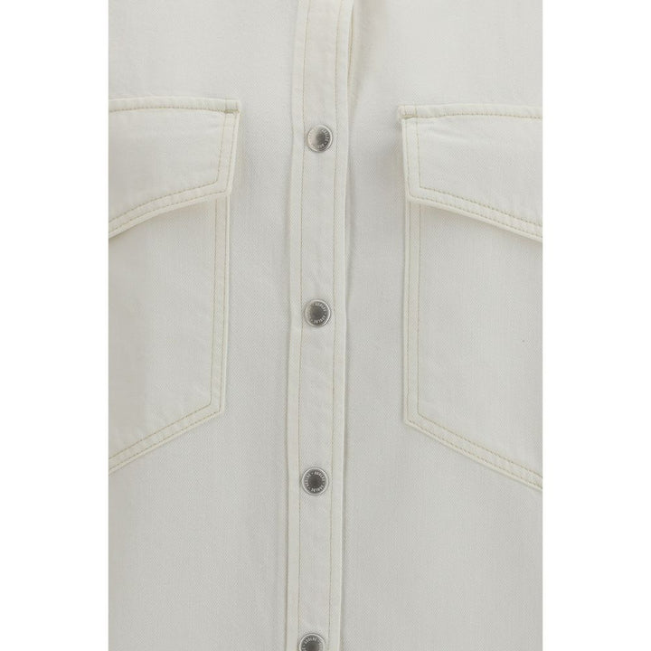 Agolde White Denim Shirt