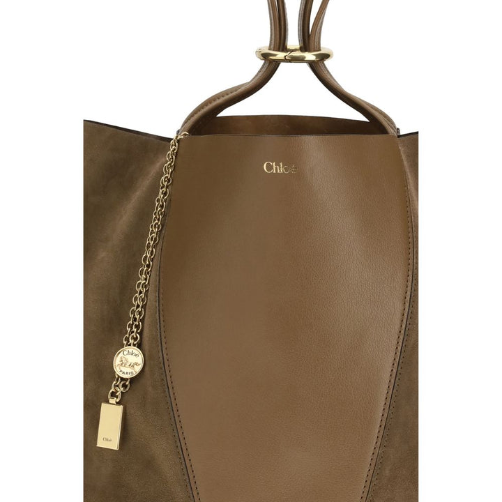 Chloé Beige Leather Shoulder Bag
