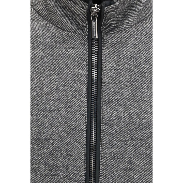 MooRER Gray Cashmere Bomber