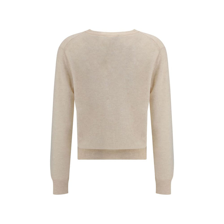 Lisa Yang Cream Fleece Wool Sweatshirt