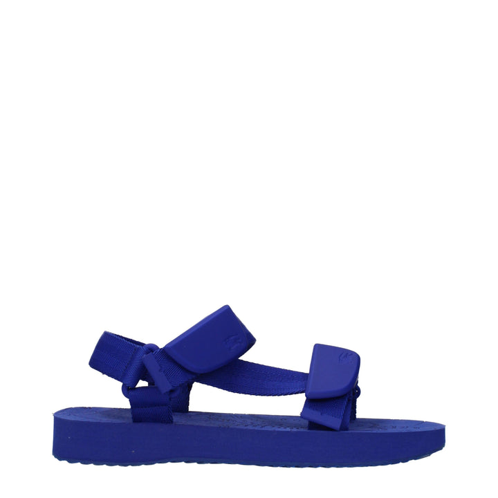 Burberry Blue Fabric Sandals