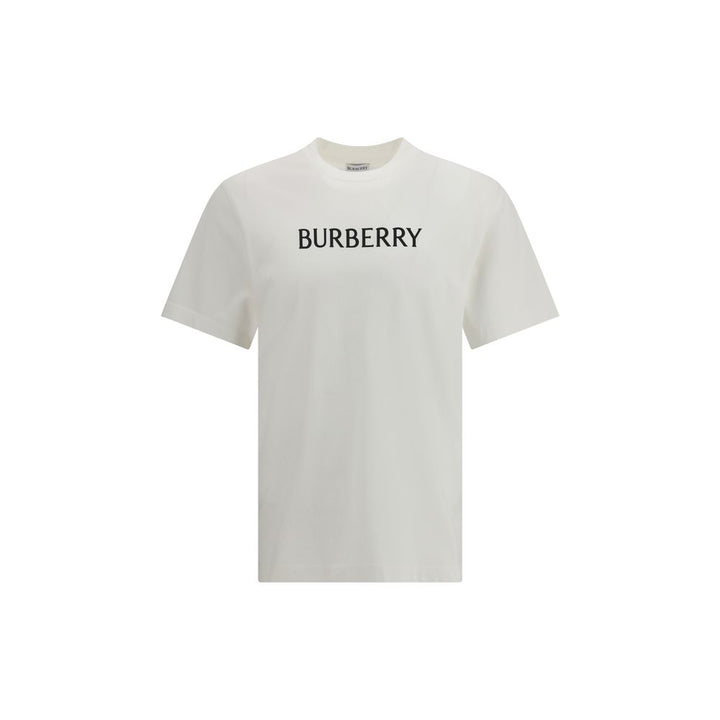 Burberry White Cotton T-Shirt