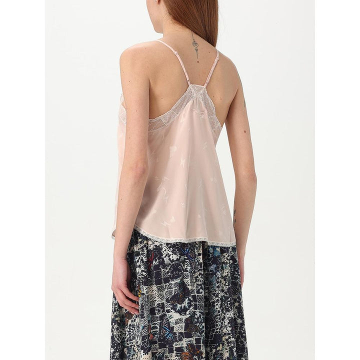 Zadig & Voltaire Multicolor Polyester Satin Top