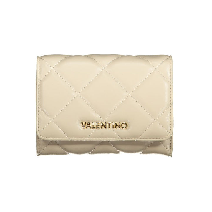 Mario Valentino Beige Polyurethane Women Wallet