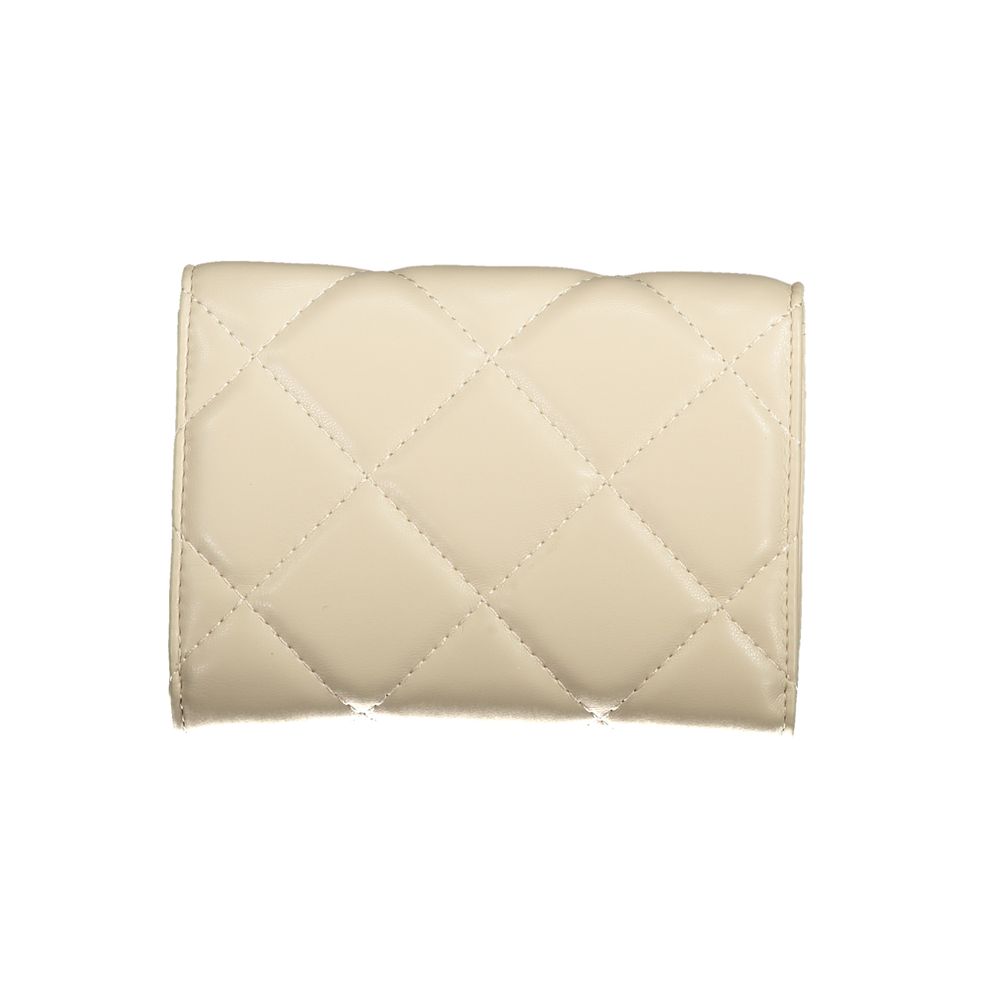 Mario Valentino Beige Polyurethane Women Wallet