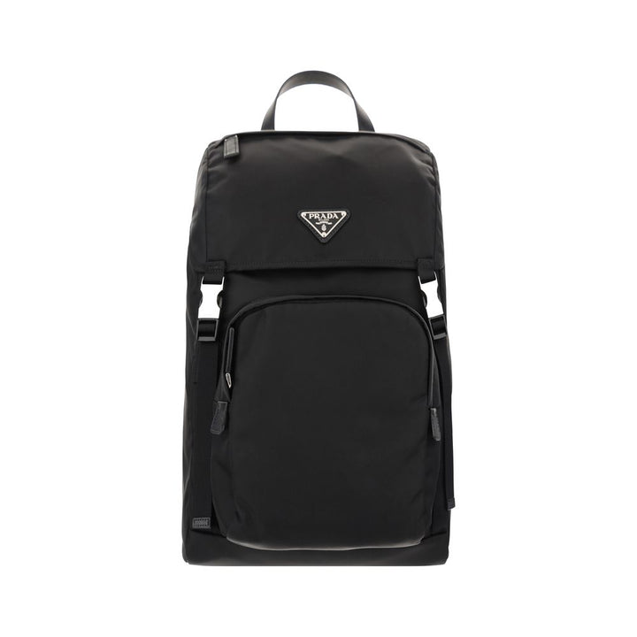 Prada Black Recycled Polyamide Backpack