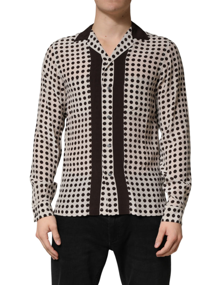 mens black and white polka dot dress shirt Polka Dot Dress Shirt