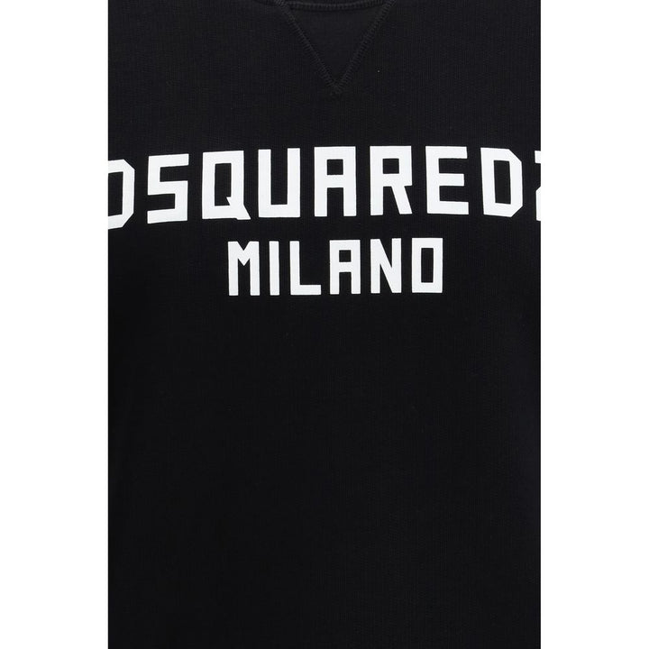 Dsquared² Black Cotton Sweatshirt