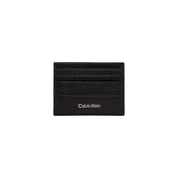 Calvin Klein Black Leather Cardholder