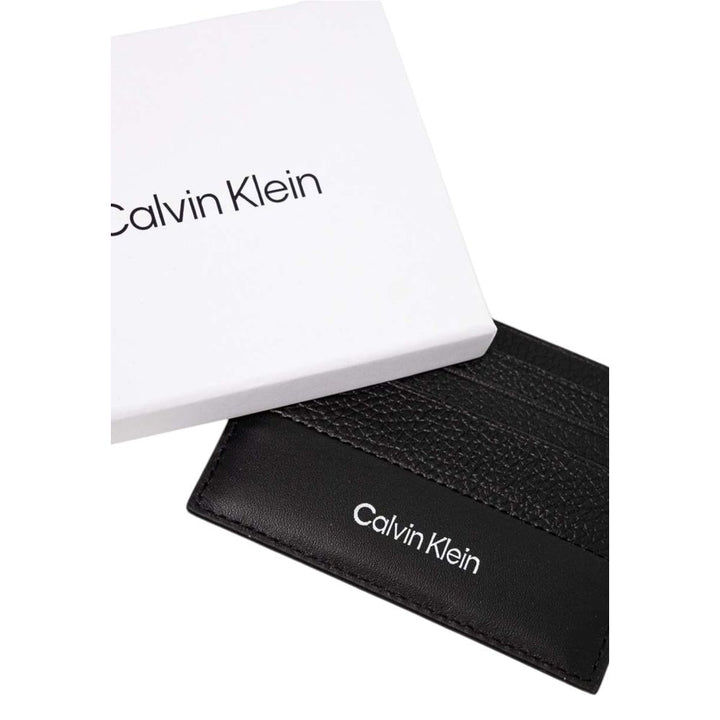 Calvin Klein Black Leather Cardholder