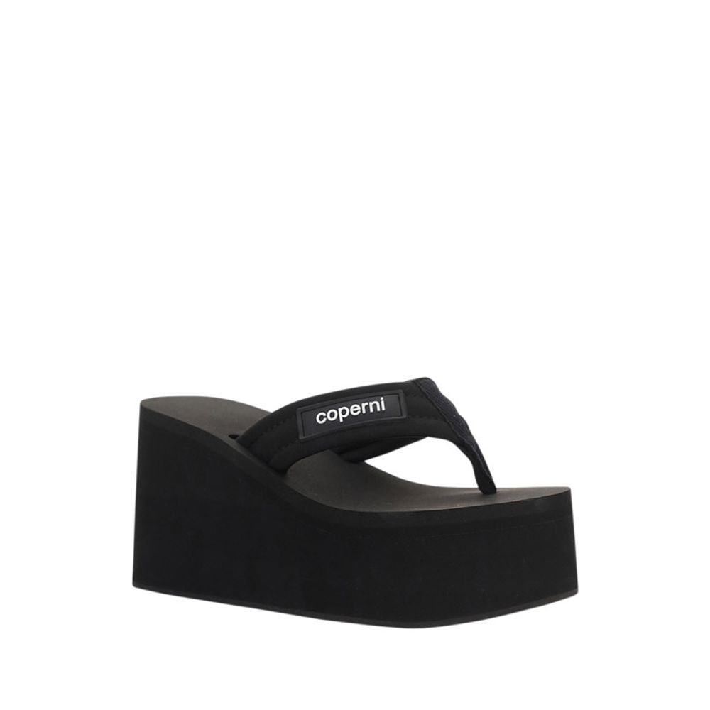 Coperni Black Polyamide Platform Sandals