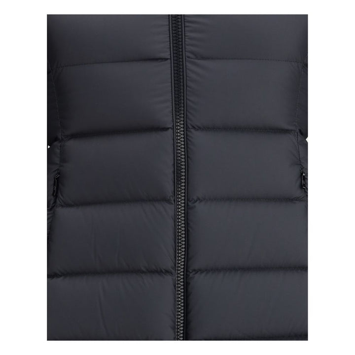 Moncler Black Polyester Coat