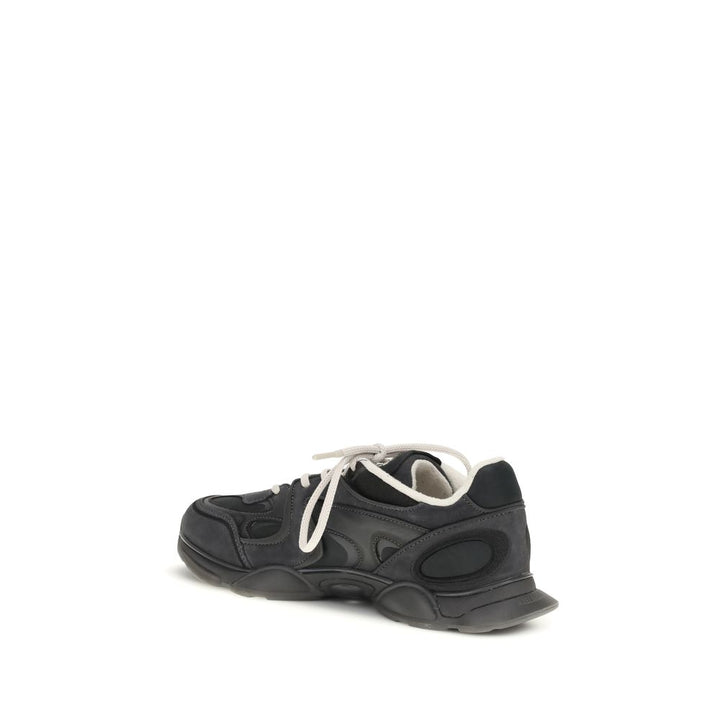 Axel Arigato Black Calf Leather Bos Taurus Chunky Sneakers