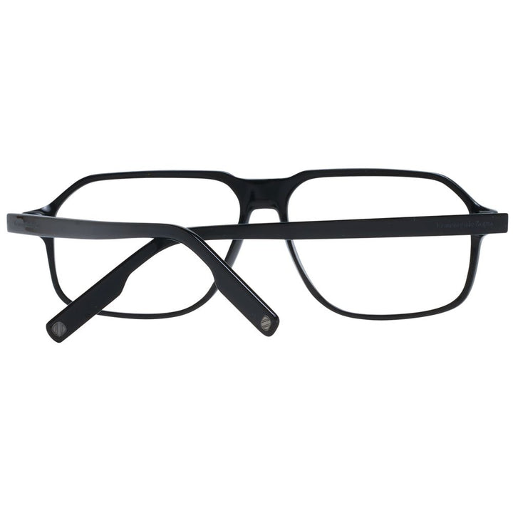 Ermenegildo Zegna Black Plastic Glasses (Frames)