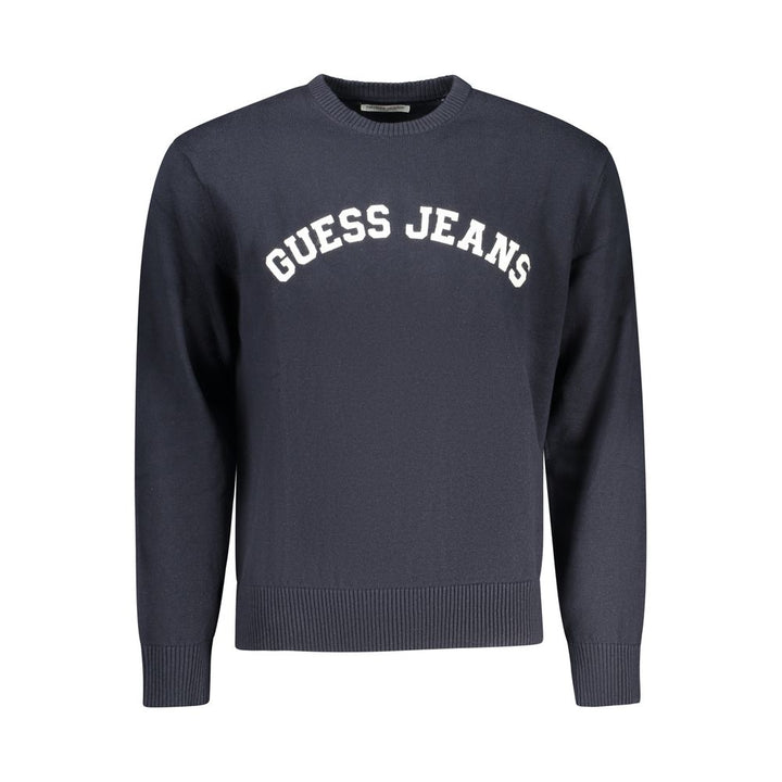 Guess Jeans Blue Cotton Men's Sweater