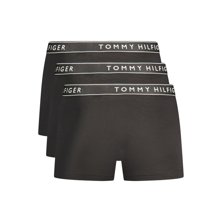 Tommy Hilfiger Black Cotton Men's Boxer Short