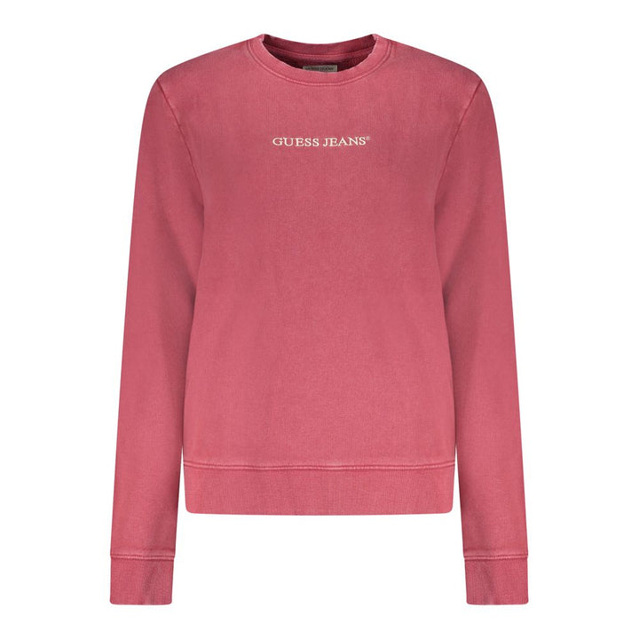 Guess Jeans Red Cotton Women Sweatshirt