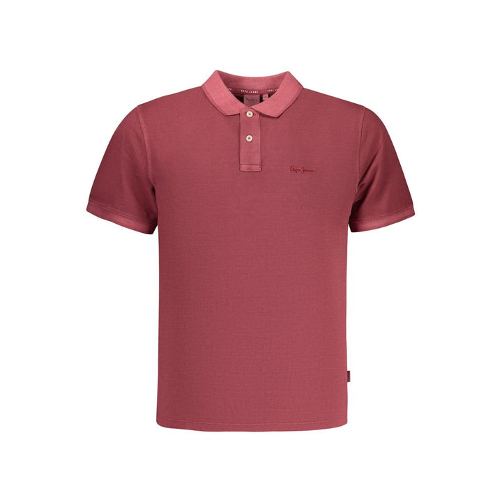 Pepe Jeans Red Cotton Polo Shirt