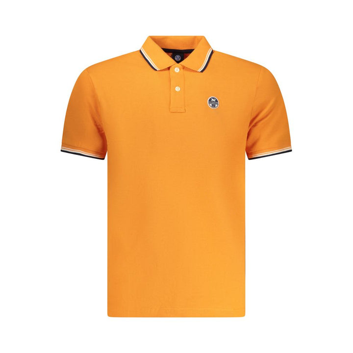 North Sails Orange Cotton Polo Shirt