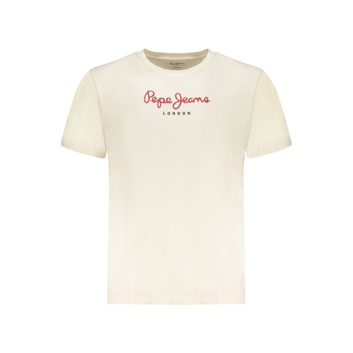 Pepe Jeans Beige Cotton Men's T-Shirt