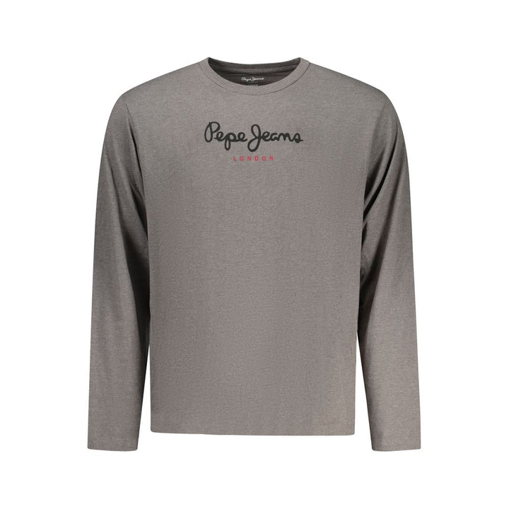 Pepe Jeans Gray Cotton Sportswear