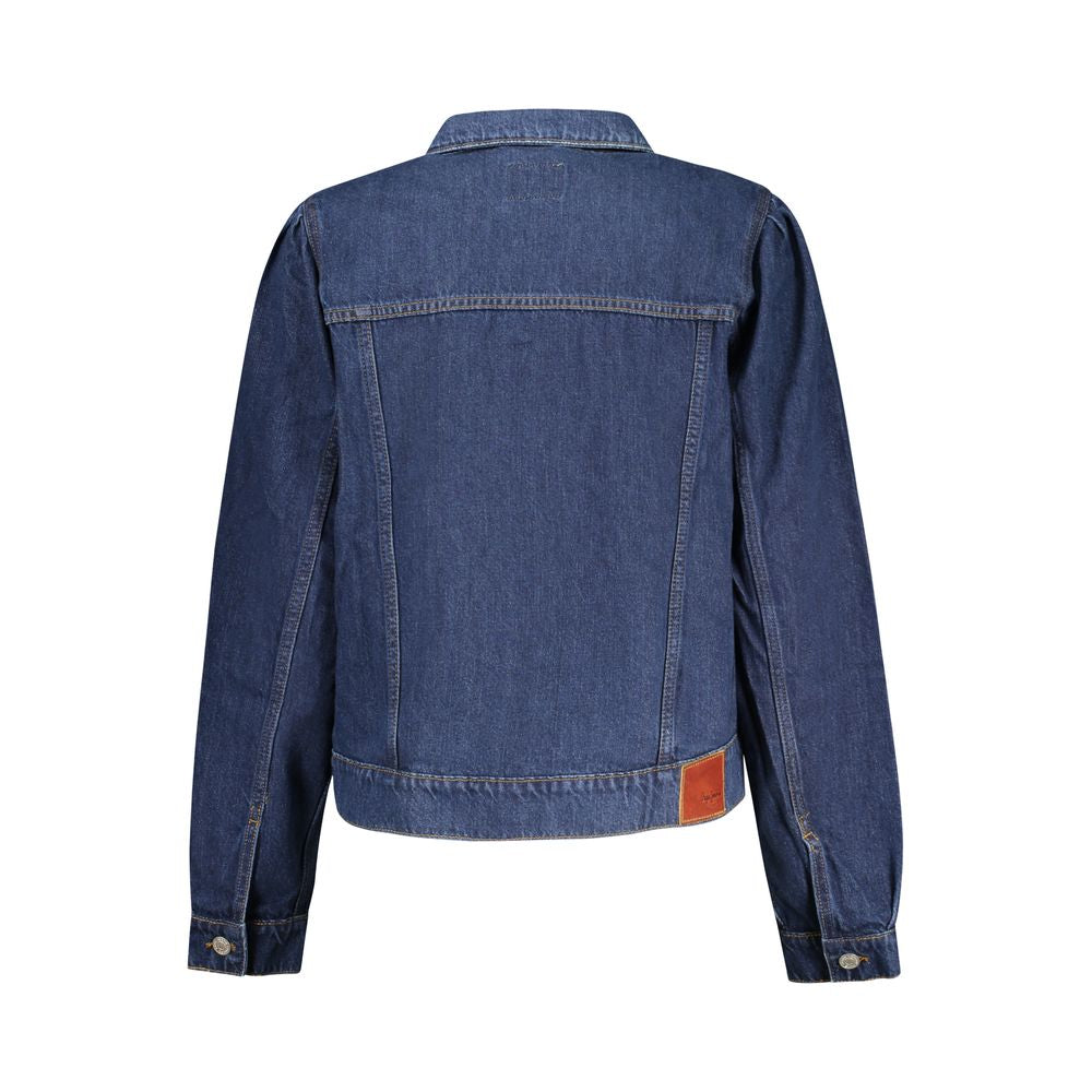 Pepe Jeans Blu Cotton Women Jacket