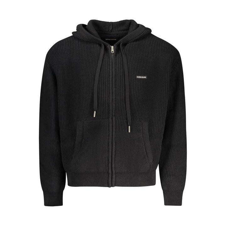 Guess Jeans Black Cotton Cardigan