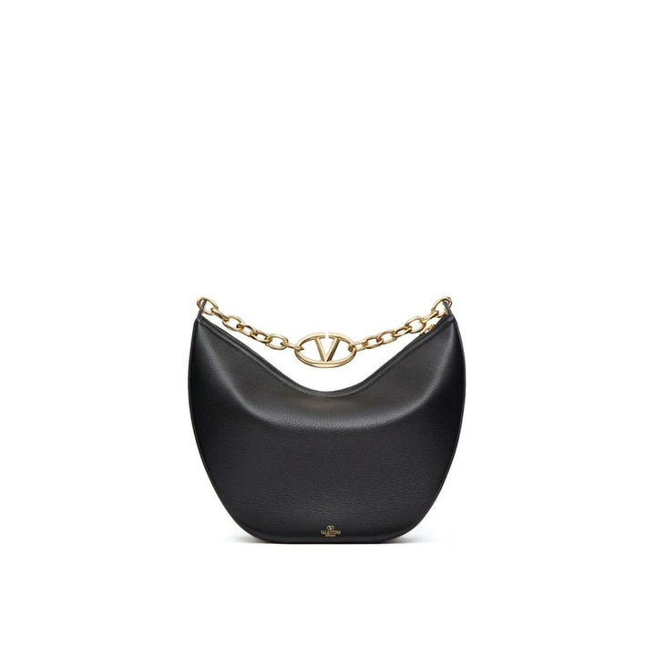 Valentino Garavani Black Calfskin Shoulder Bag