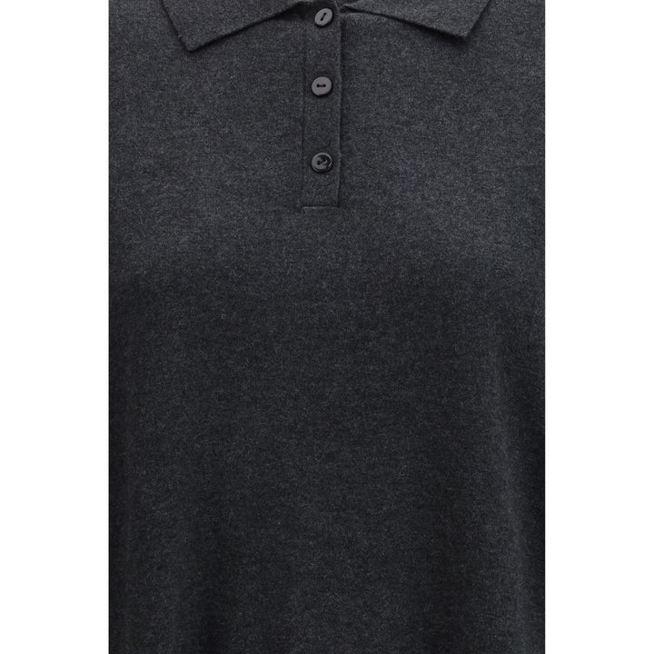 Lisa Yang Gray Cotton Sweatshirt