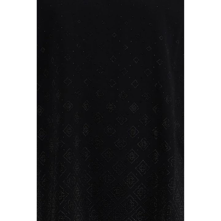 Casablanca Black Cotton T-Shirt