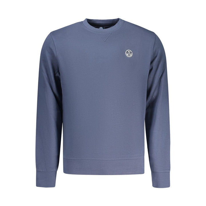 North Sails Blue Cotton Men's Sweatshirt
