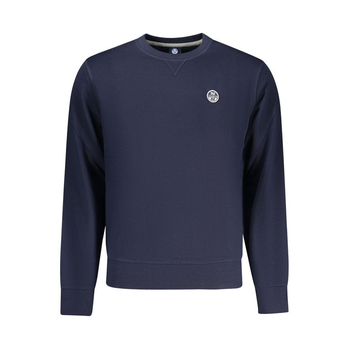 North Sails Blue Cotton Men's Sweatshirt