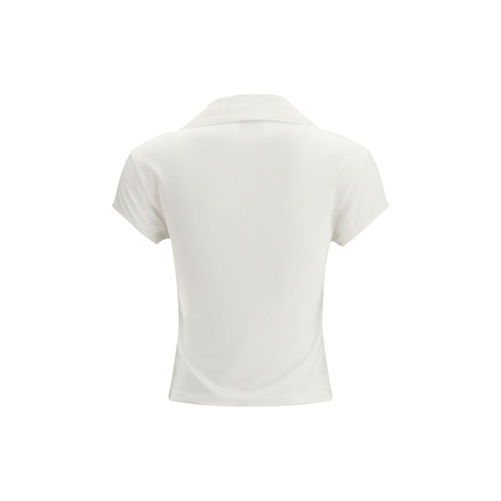 Courrèges White Cotton Polo Shirt